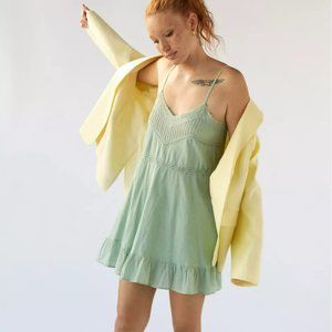 UO Primrose Lace Inset Mini Dress